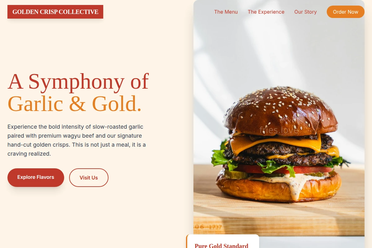 Garlic Burger