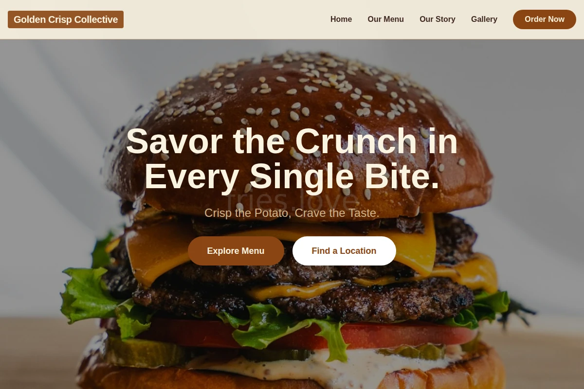 Menu Burger